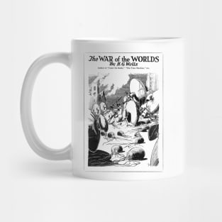 1920's War Of The Worlds Illustration Mug